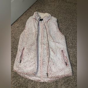 Francescas boutique pink Sherpa vest